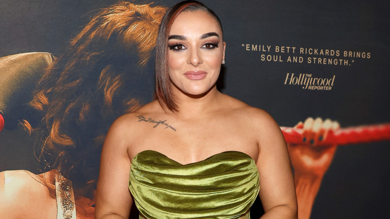 Deonna Purrazzo is smiling