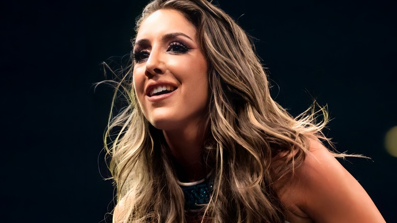 Britt Baker smiles