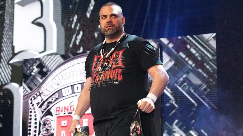 Eddie Kingston is full of emotions as he makes his entrance