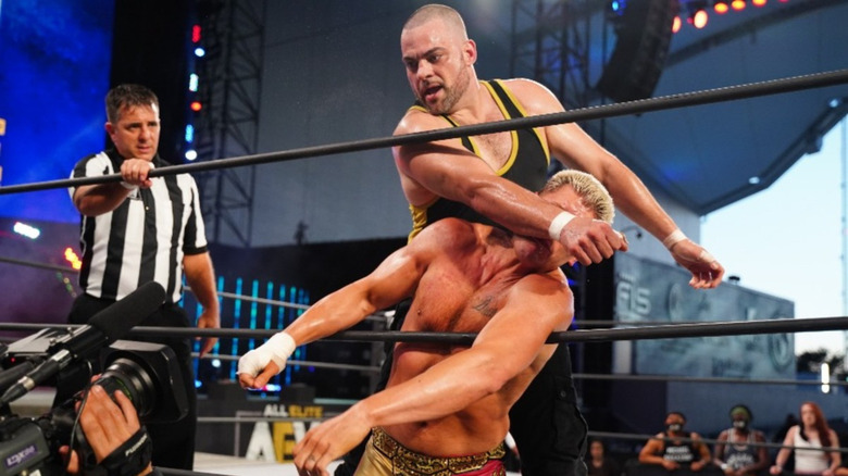 Eddie Kingston and Cody Rhodes in the ring