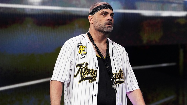 Eddie Kingston walks to the ring