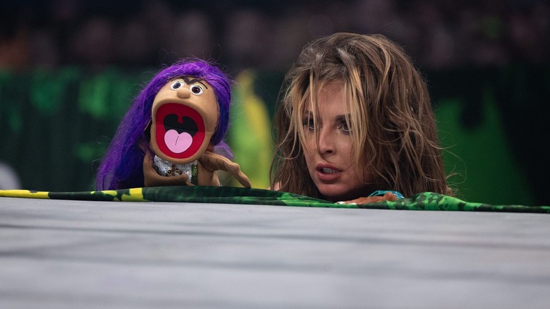 Mini Mone and Harley Cameron at AEW Grand Slam Australia 2025