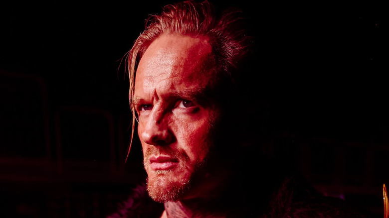 Ilja Dragunov backstage before his match on AEW Dynamite