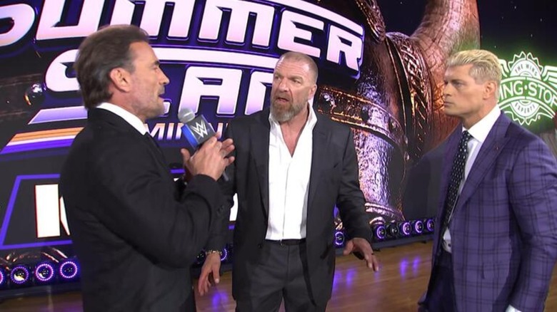 CM Punk, Triple H, and Cody Rhodes