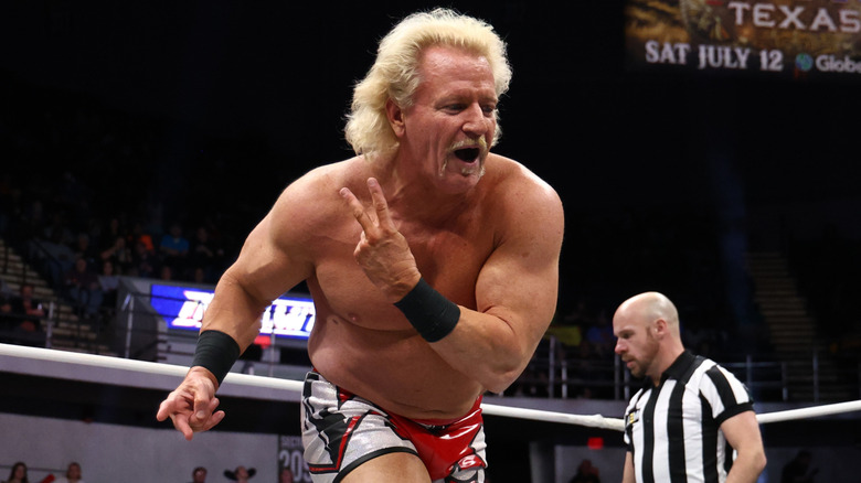 Jeff Jarrett in the ring on AEW Dynamite