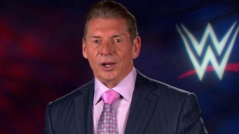 Vince McMahon during a video addressing WWE's United Kingdom fans.