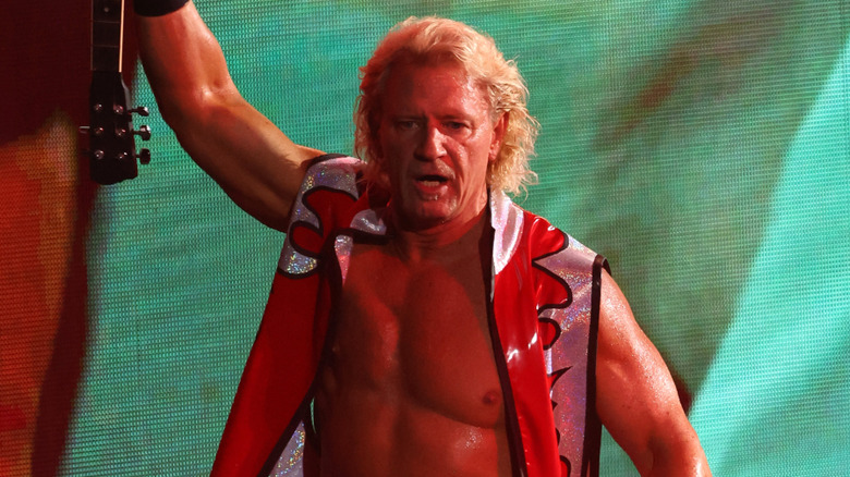 Jeff Jarrett holding a guitar