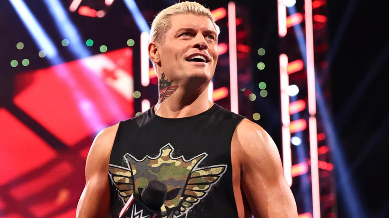 Cody Rhodes smiling