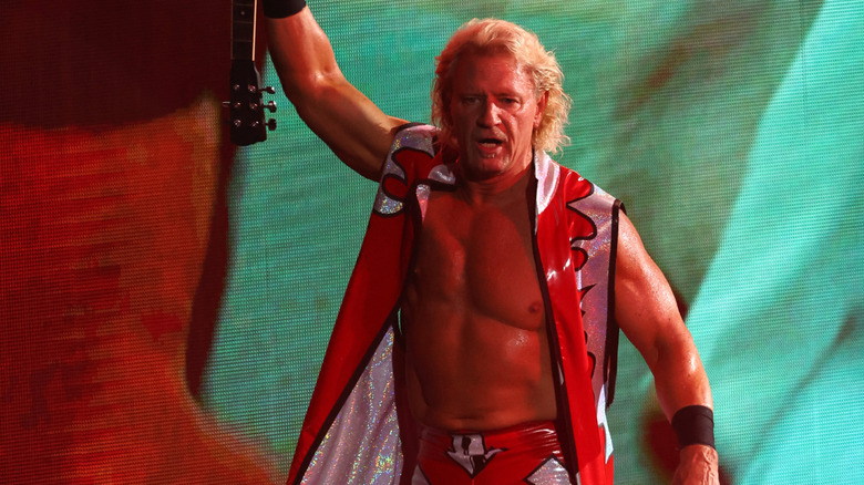 Jeff Jarrett makes an entrance