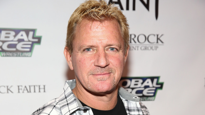 Jeff Jarrett posing on the red capet