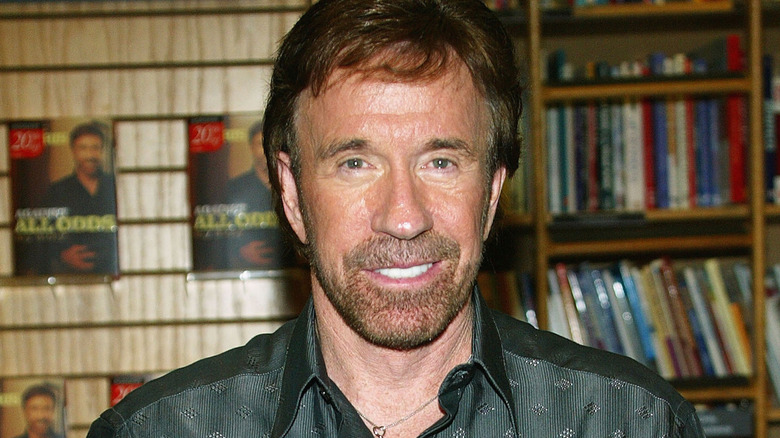 Chuck Norris smiling