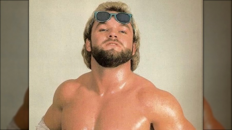 Eddie Gilbert during a promotional shoot as posted by his brother, Doug Gilbert, on Instagram.