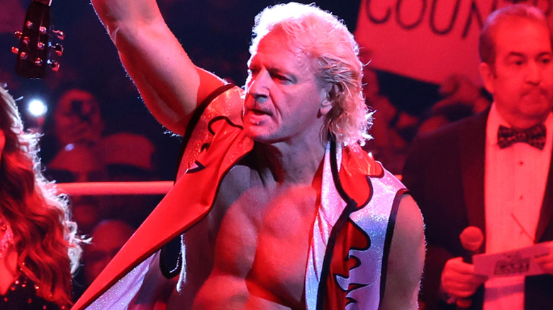 Jeff Jarrett attends Ric Flair's Last Match at Nashville Municipal Auditorium on July 31, 2022 in Nashville, Tennessee.