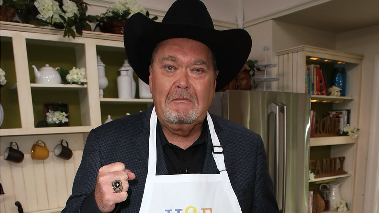 Jim Ross posing