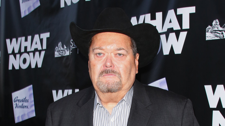 Jim Ross on the red carpet