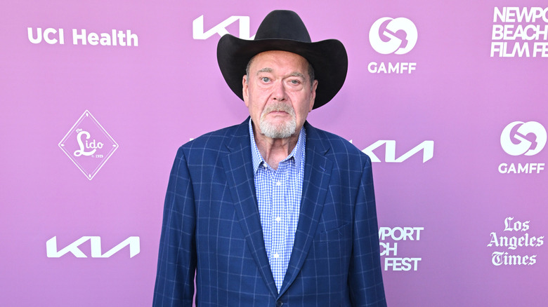 WWE legend Jim Ross attends the world premiere of 