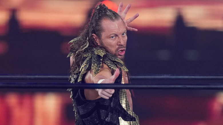 Kenny Omega makes an entrance