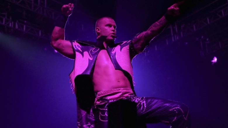 Kyle Fletcher in the ring