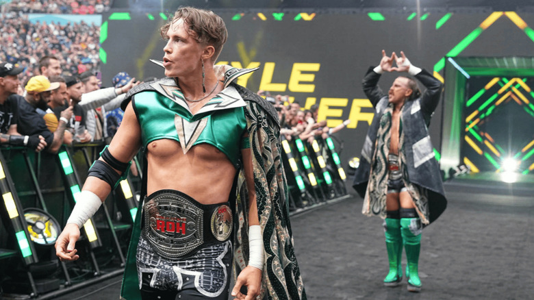Kyle Fletcher and Mark Davis at AEW All In 2023
