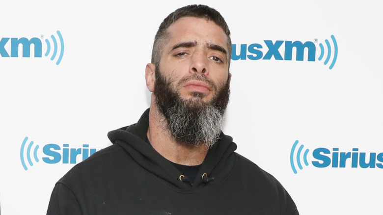Mark Briscoe at a SiriusXM promo event