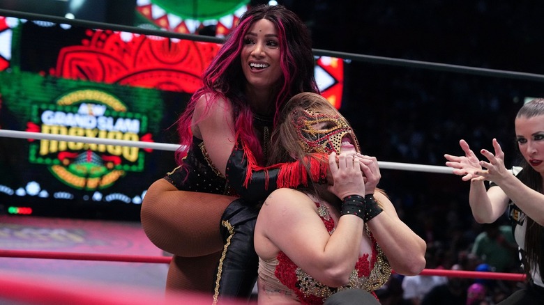 Mercedes Mone in the ring