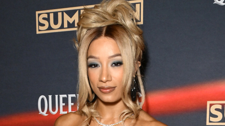 Mercedes Mone at the Queen of the Ring premiere