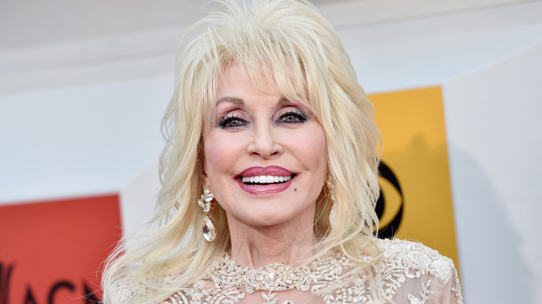 Dolly Parton smiling