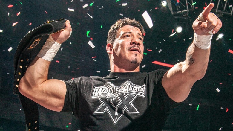 Eddie Guerrero during WrestleMania XX