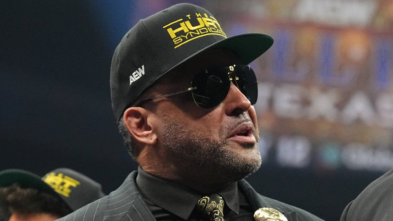 MVP wearing sunglasses and a Hurt Syndicate hat