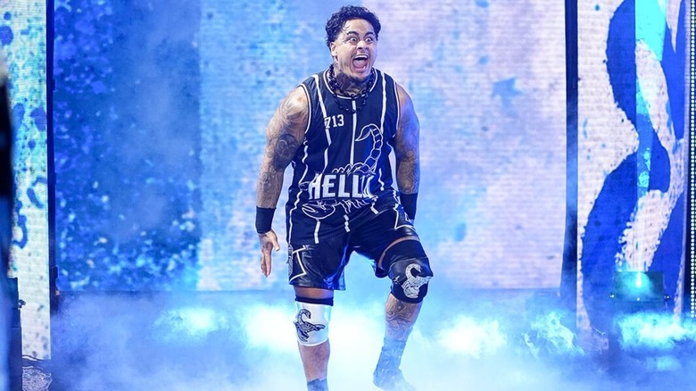 Zilla Fatu makes his entrance