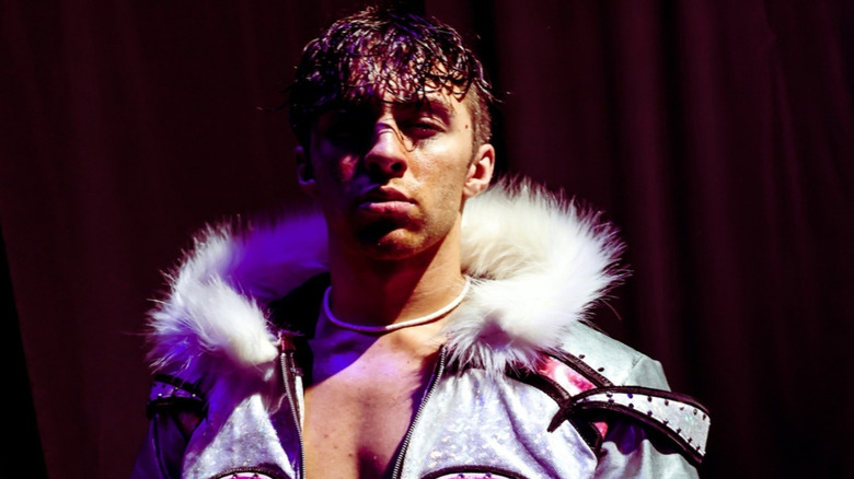 Nick Wayne backstage at Arena Mexico