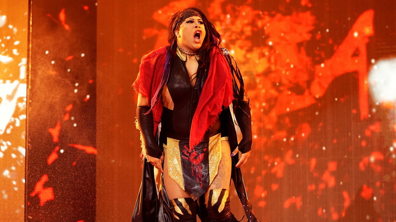Nyla Rose makes her entrance