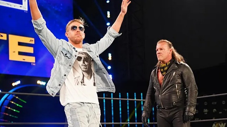 Orange Cassidy is seconds away from putting his hands in his pockets before Chris Jericho can interfere
