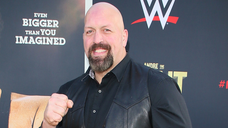 Paul Wight (former WWE star The Big Show) poses at a red carpet event