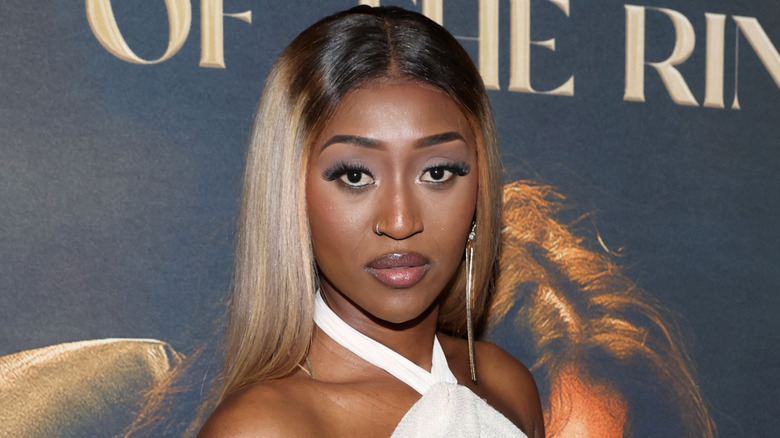 Queen Aminata at the Queen of the Ring premiere