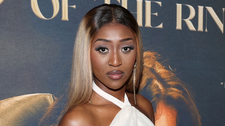 Queen Aminata at the Queen of the Ring premiere