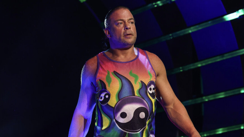 Rob Van Dam walking to the ring