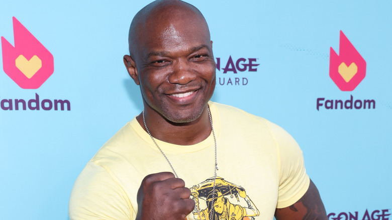 Shelton Benjamin poses