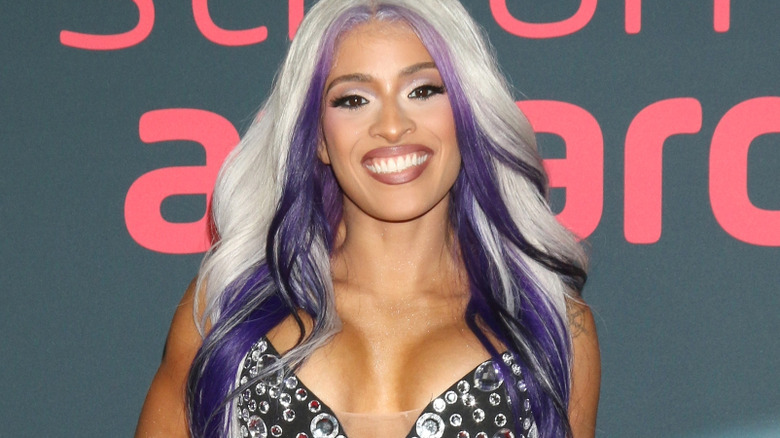 Zelina Vega smiling