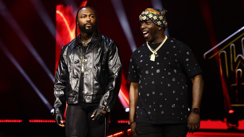 Swerve Strickland with Prince Nana on AEW Dynamite