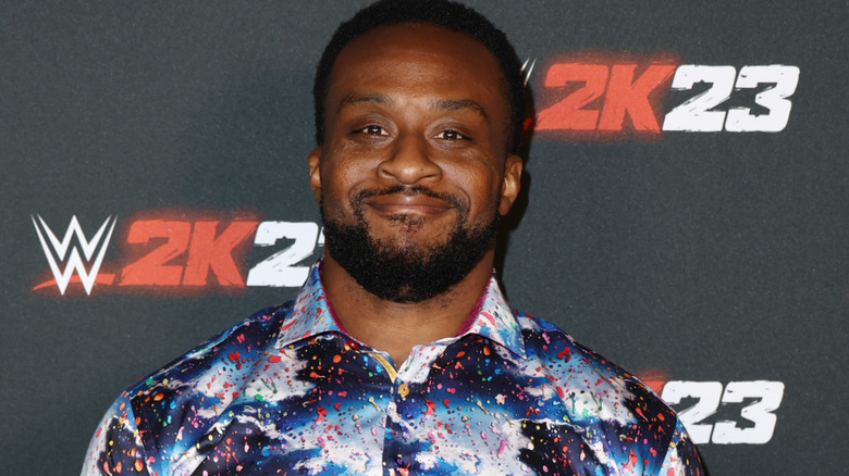 Big E is smiling