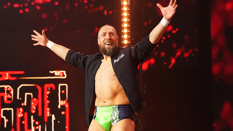 Bryan Danielson makes his entrance 