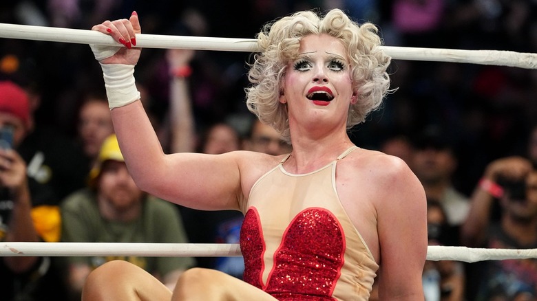 Toni Storm in the ring