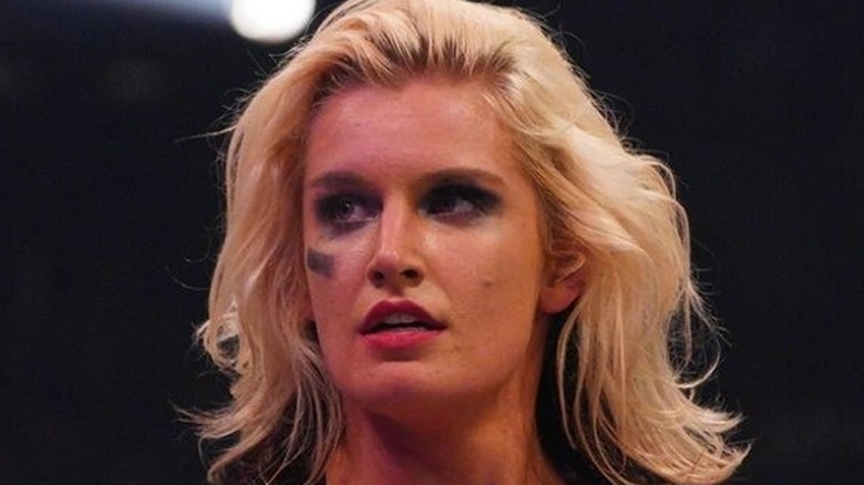 Toni Storm staring