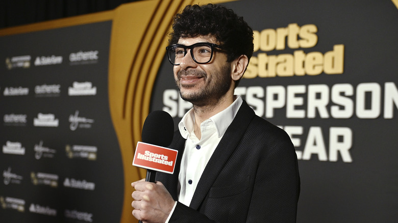 Tony Khan smiling