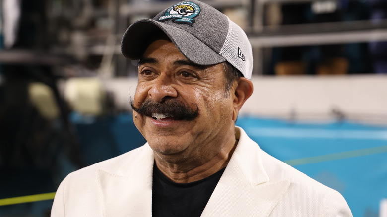 Shahid Khan smiling