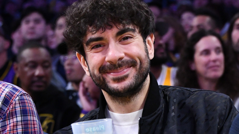 Tony Khan is smiling