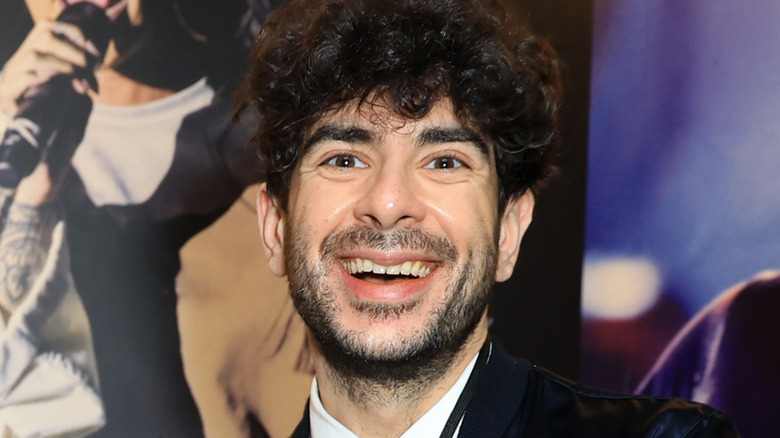 Tony Khan smiling