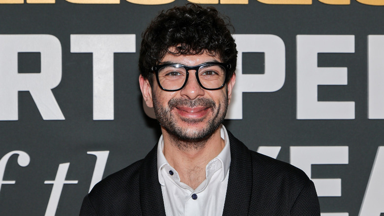 In this image released on January 07, 2026, All Elite Wrestling (AEW) founder, owner, president and CEO Tony Khan attends the Sports Illustrated Sportsperson of the Year ceremony at XS nightclub at Encore Las Vegas on January 06, 2026 in Las Vegas, Nevada.