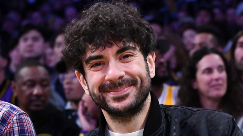 Tony Khan enjoying himself